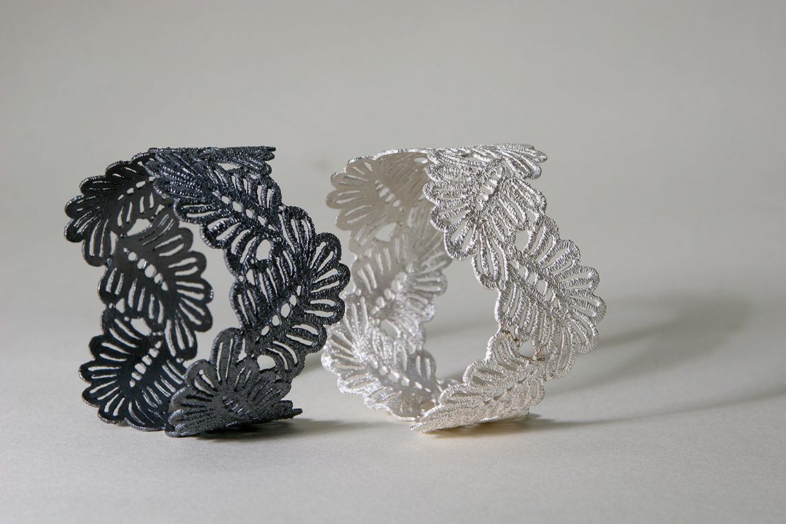 Angelina Tsvetkova - Bracelet 2, Nocturne in 925, silver 925